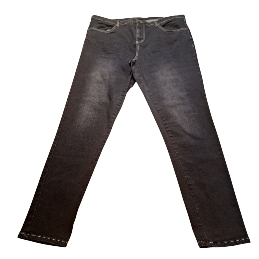 FLASH SALE!Universal Standard Seine Denim 32 inseam Distressed Black size L (20)